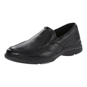 Rockport Eberdon Black Leather Slip On Loafer Shoes Men 13W